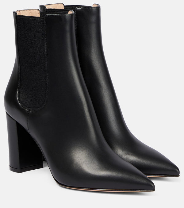 Gianvito Rossi Chelsea leather ankle boots