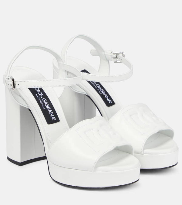 Dolce & Gabbana DG leather sandals