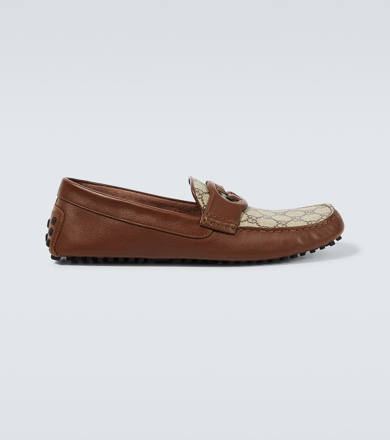 Gucci Interlocking G leather moccasins