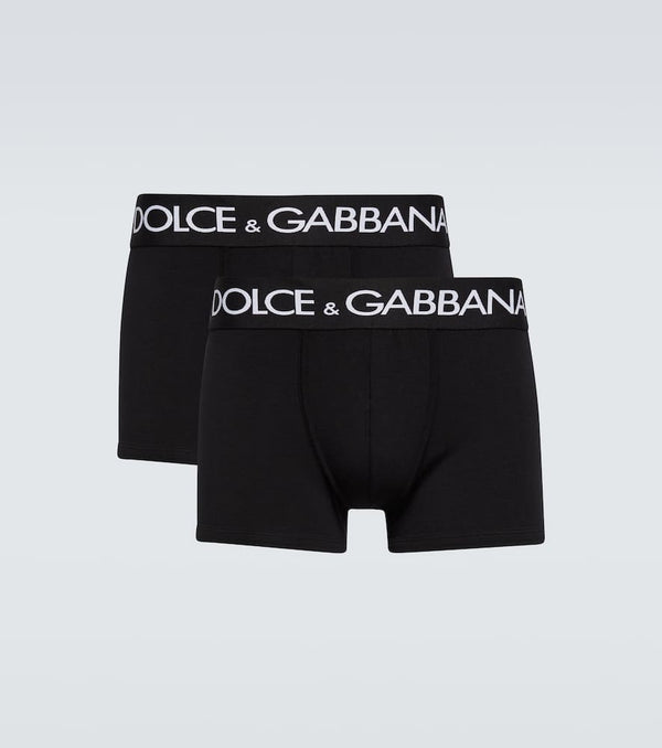 Dolce & Gabbana Set of 2 cotton-blend boxer briefs