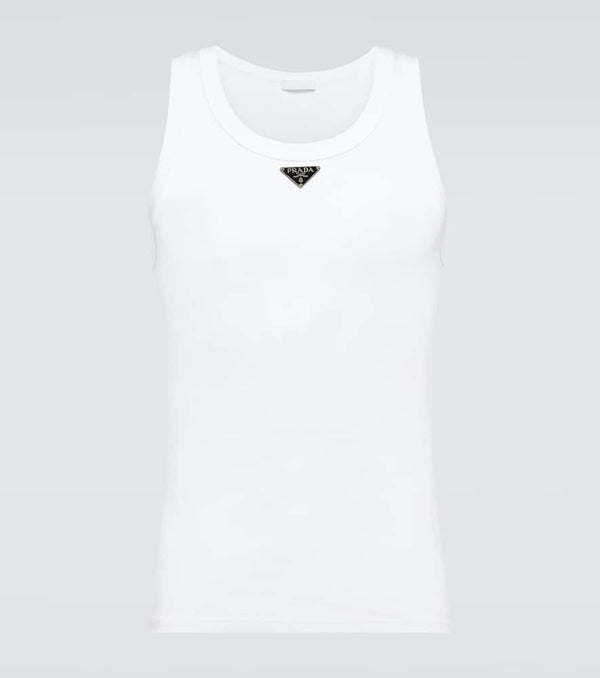 Prada Embellished cotton vest