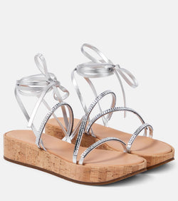 Ancient Greek Sandals Morfi leather platform sandals