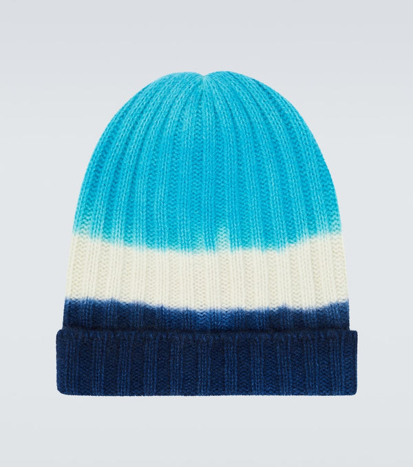 The Elder Statesman Dip Ranger cashmere beanie