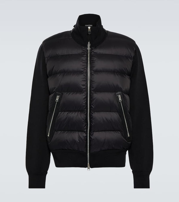 Tom Ford Down-paneled blouson jacket