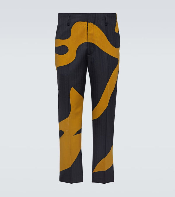 Dries Van Noten Wool straight pants