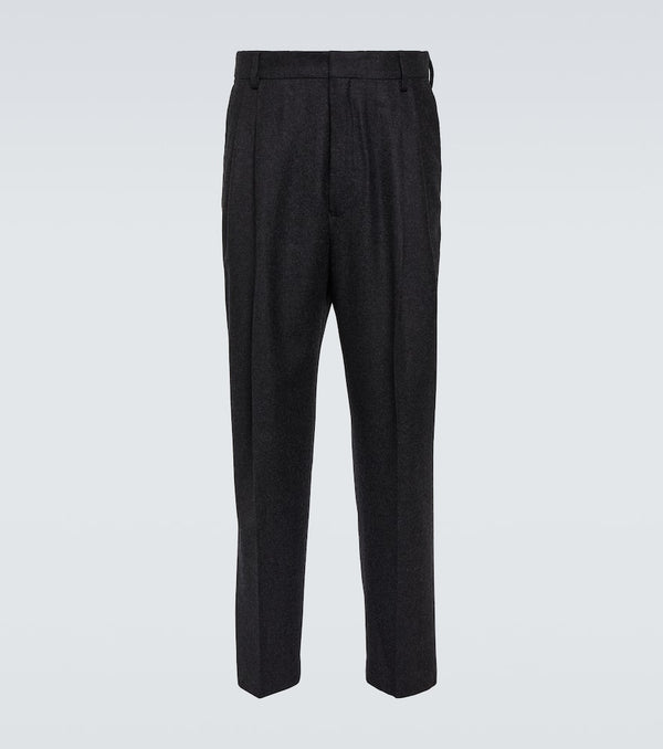 Dries Van Noten Wool flannel tapered pants