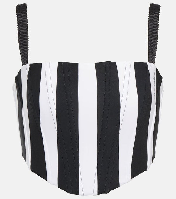 Dolce & Gabbana Portofino striped corset top