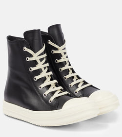 Rick Owens Leather high-top sneakers