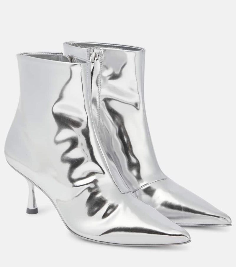 Simkhai Saanvi metallic leather ankle boots