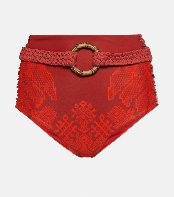 Johanna Ortiz Printed reversible bikini bottoms