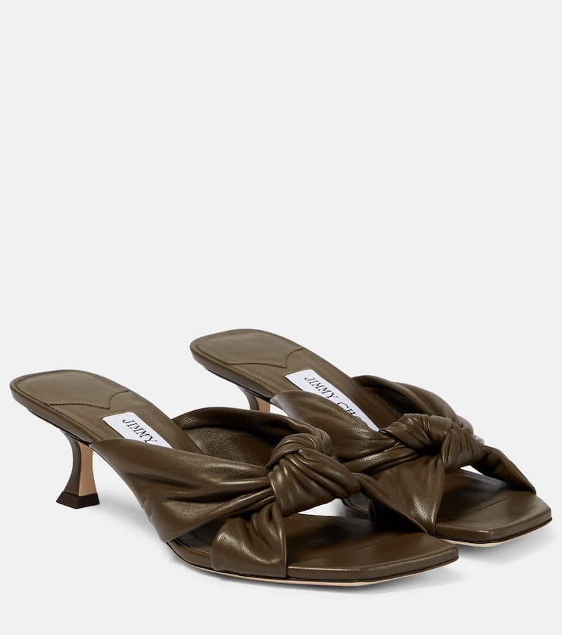 Jimmy Choo Avenue 50 leather mules