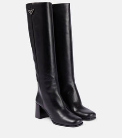 Prada Leather knee-high boots