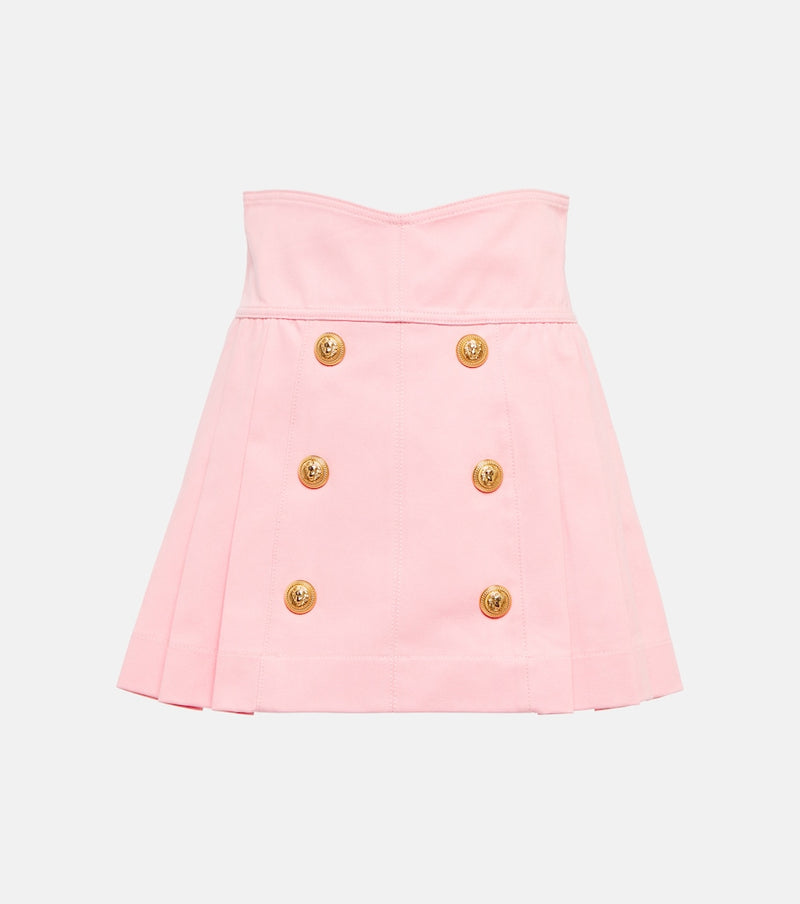 Balmain Cotton miniskirt