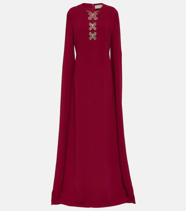 Elie Saab Embellished crêpe gown