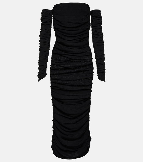 Altuzarra Trikera off-shoulder jersey maxi dress