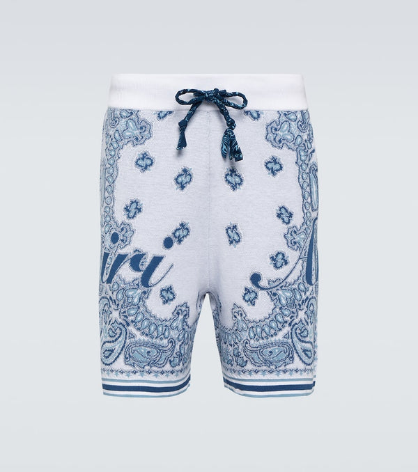 Amiri Jacquard cotton shorts