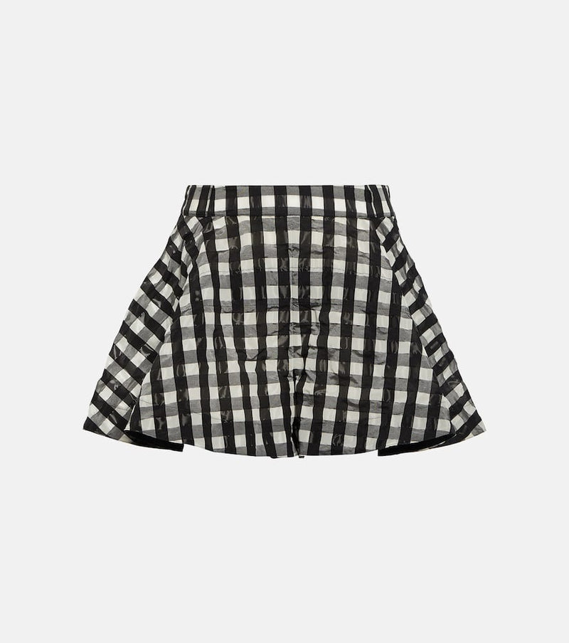 Alaïa Gingham shorts