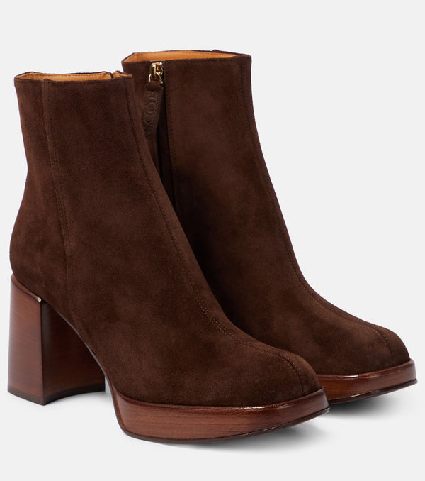 Tod's Suede ankle boots