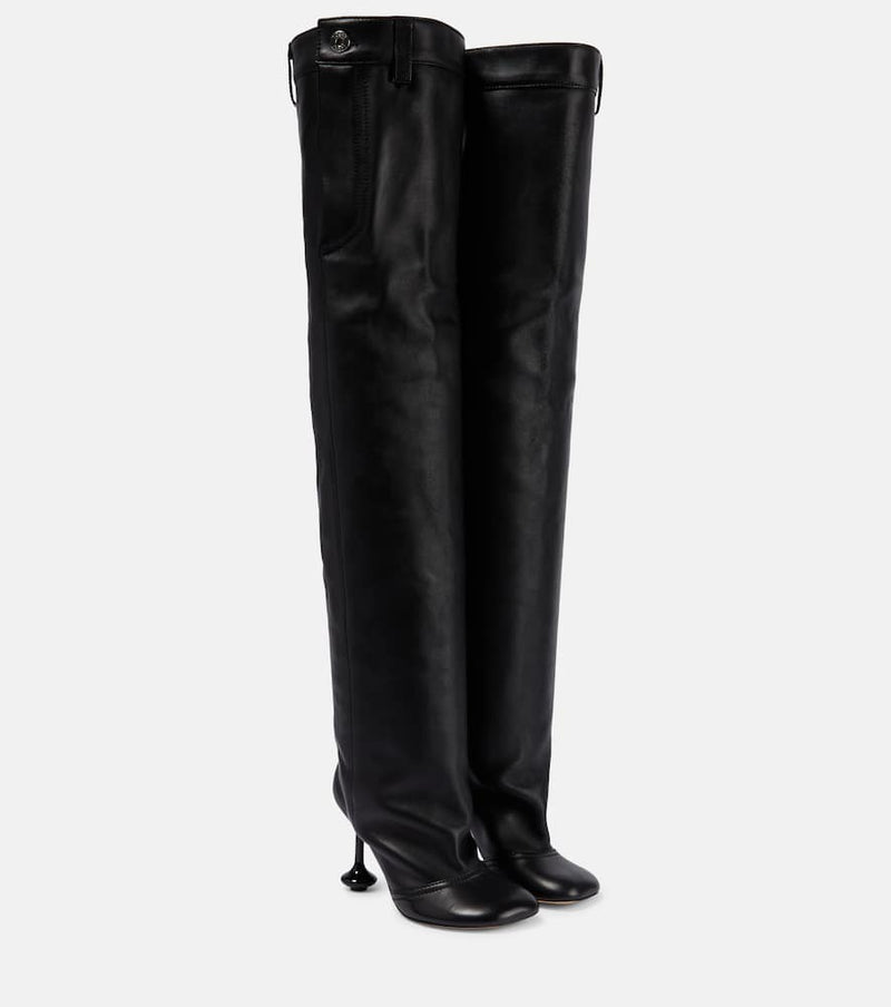 Loewe Toy leather over-the-knee boots