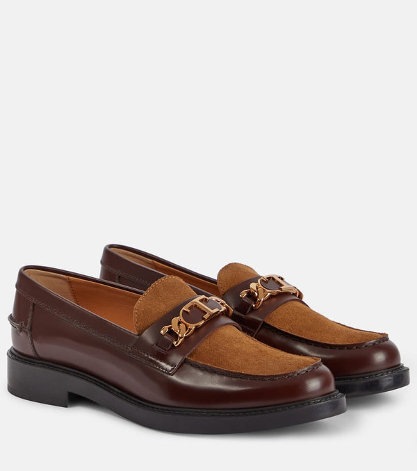 Tod's Leather and suede loafers
