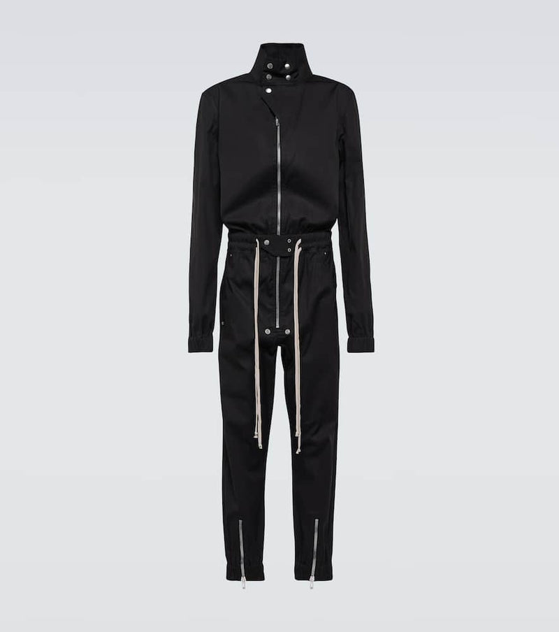 Rick Owens Cotton-blend poplin jumpsuit