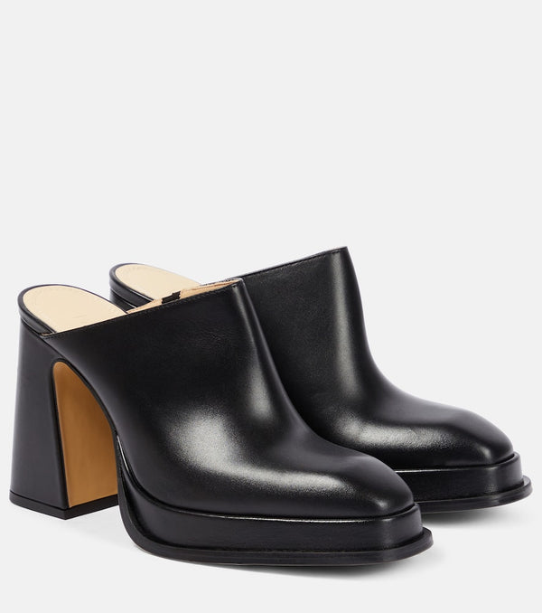 Souliers Martinez Barcelo leather mules