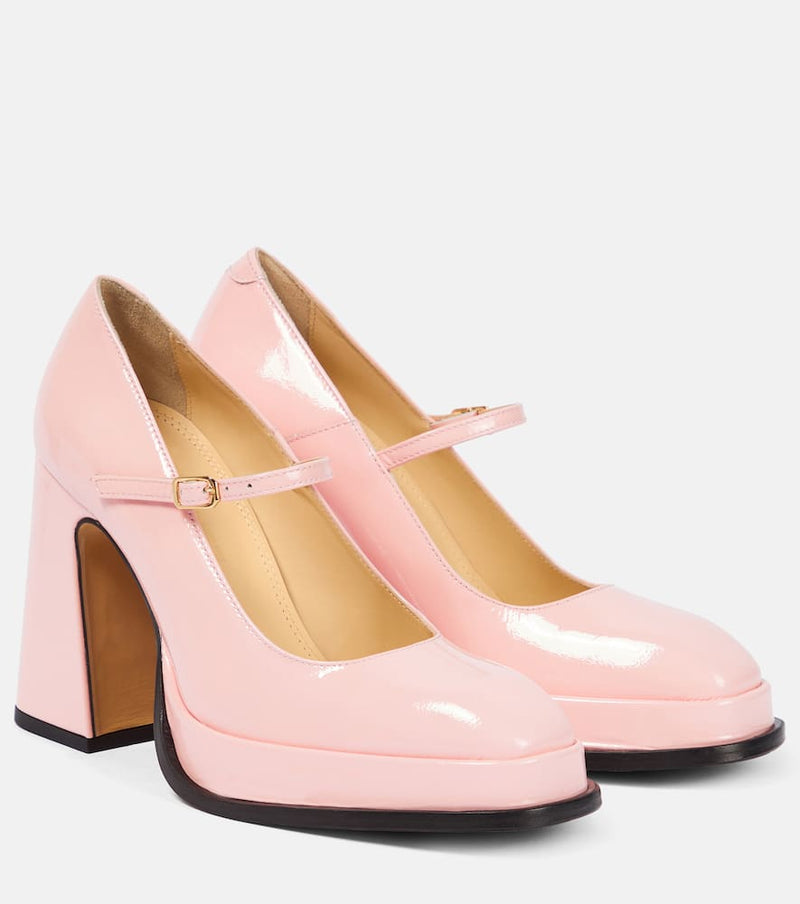 Souliers Martinez Casilda patent leather pumps