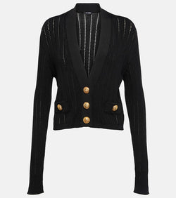 Balmain Cropped knit cardigan