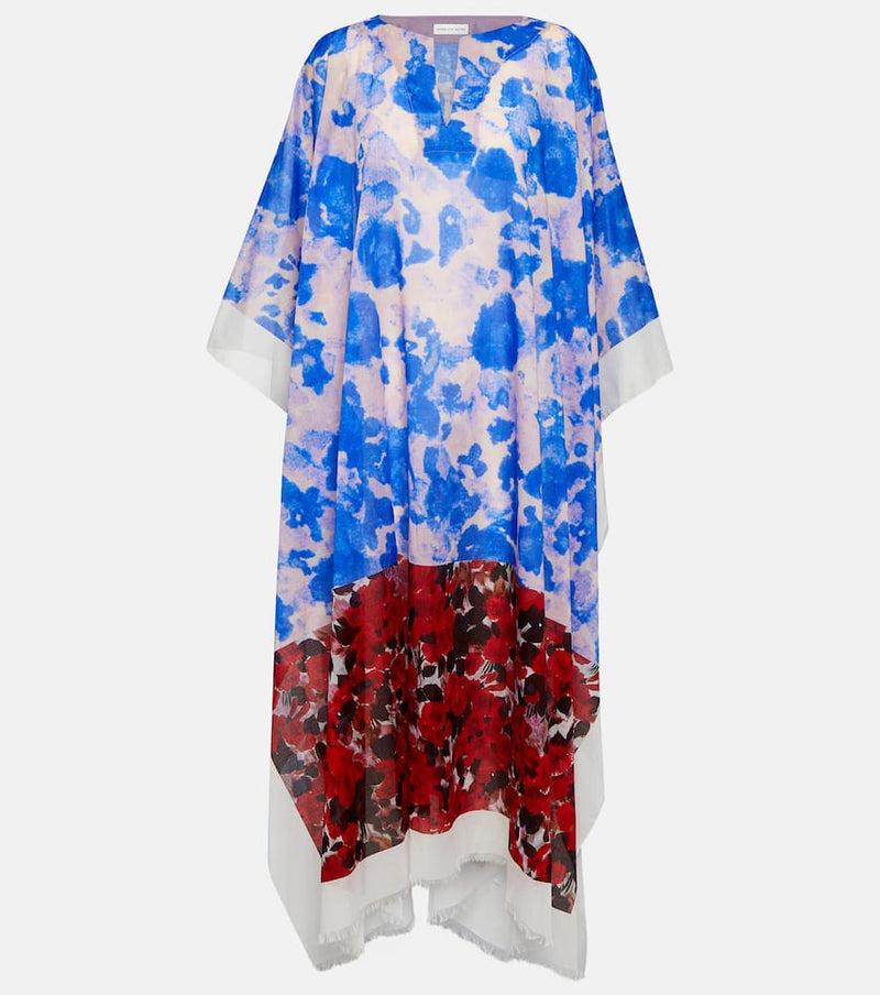 Dries Van Noten Printed cotton beach dress