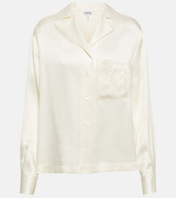 Loewe Anagram silk shirt