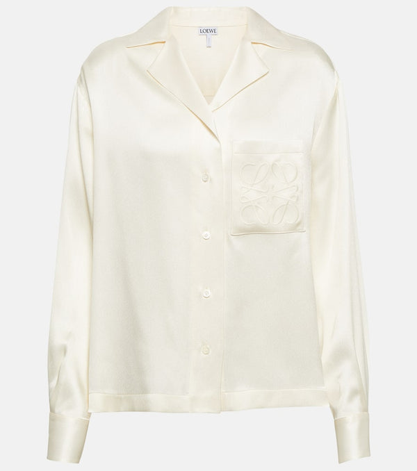 Loewe Anagram silk shirt