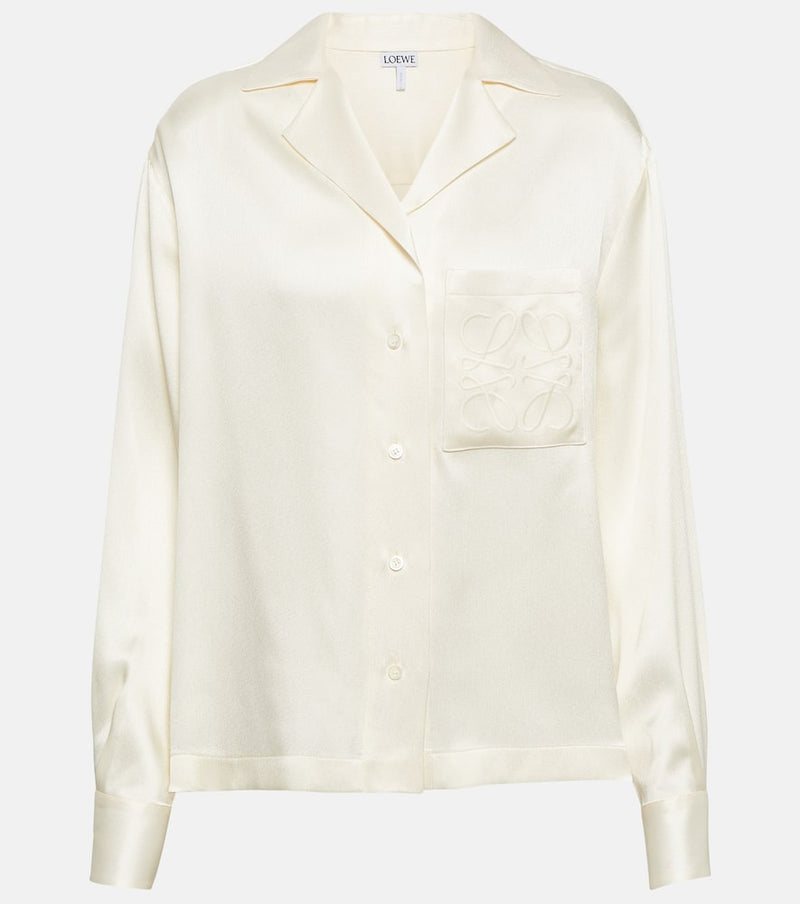 Loewe Anagram silk shirt