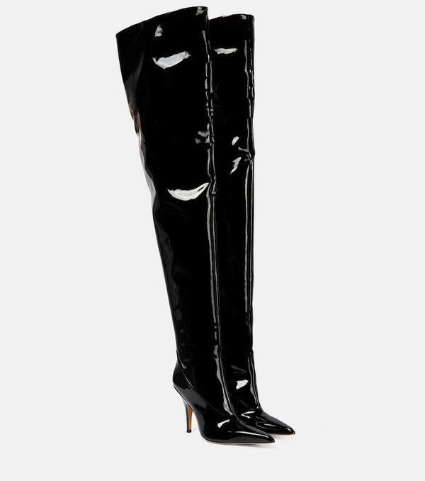 Gia Borghini Gia 33 patent leather over-the-knee boots