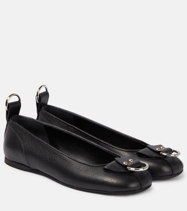 JW Anderson Lock leather ballet flats