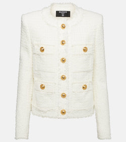 Balmain Embellished tweed jacket