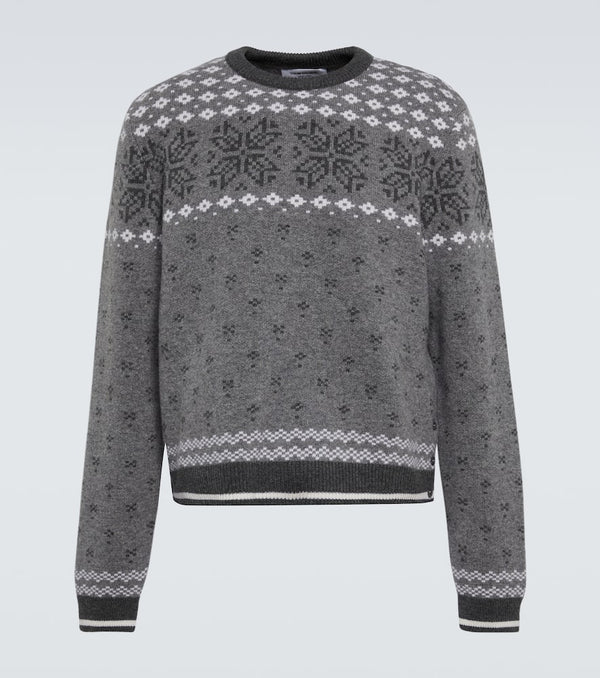 Thom Browne Jacquard wool sweater