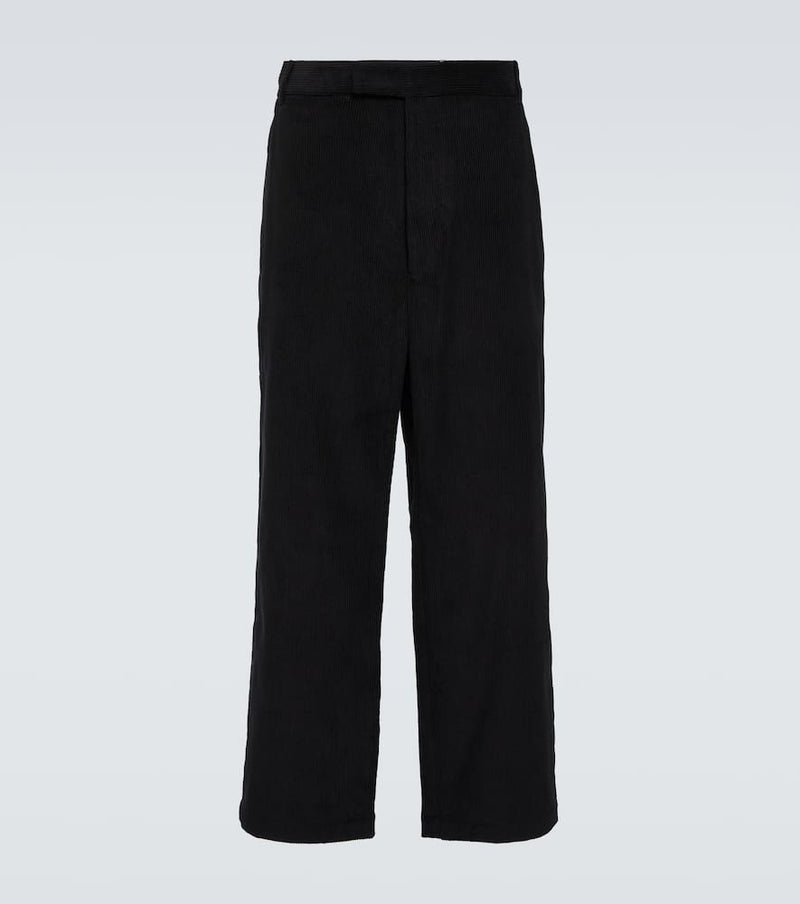 Thom Browne Mid-rise corduroy straight pants