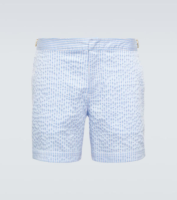 Orlebar Brown Bulldog striped swim trunks