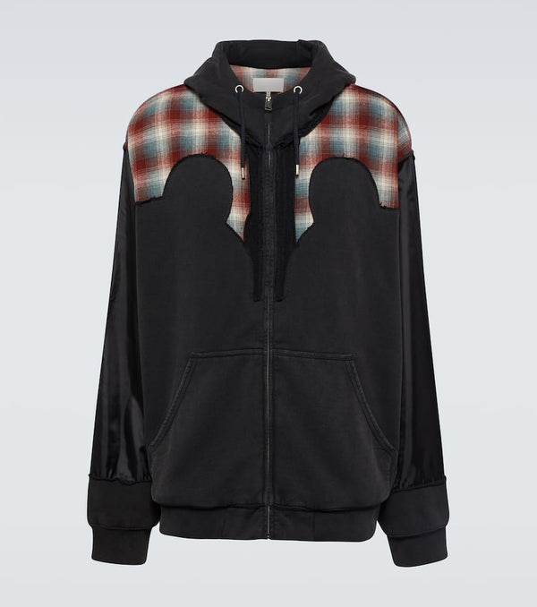 Maison Margiela x Pendleton checked cotton hoodie