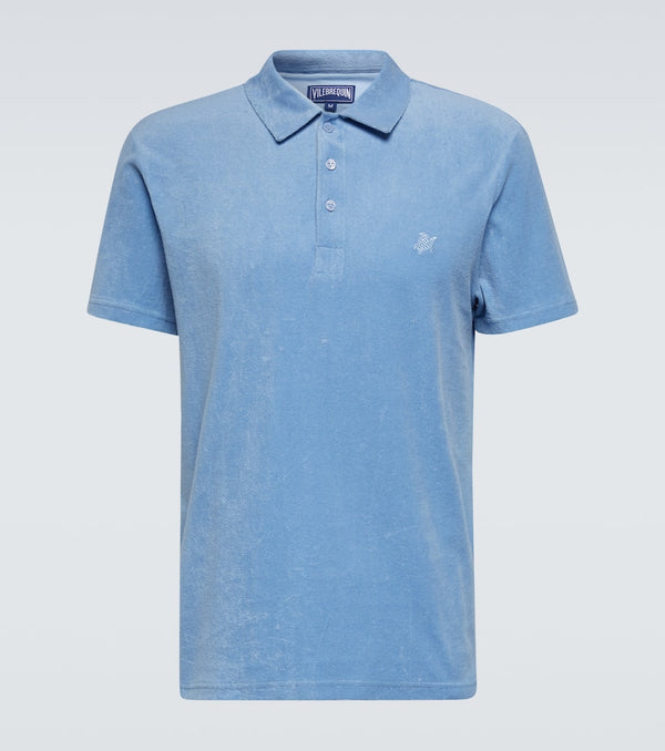 Vilebrequin Cotton-blend terry polo shirt