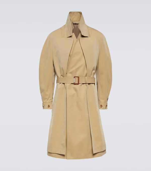 Alexander McQueen Reconstructed gabardine trench coat