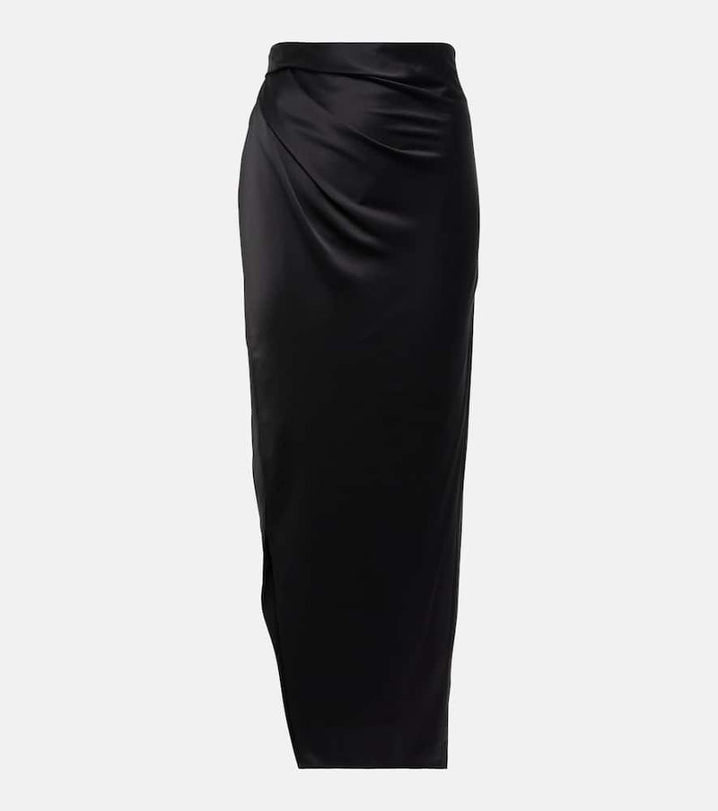 The Sei Silk midi skirt