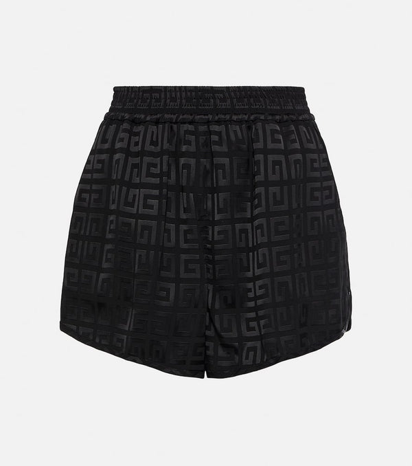 Givenchy 4G zip-detail jacquard shorts