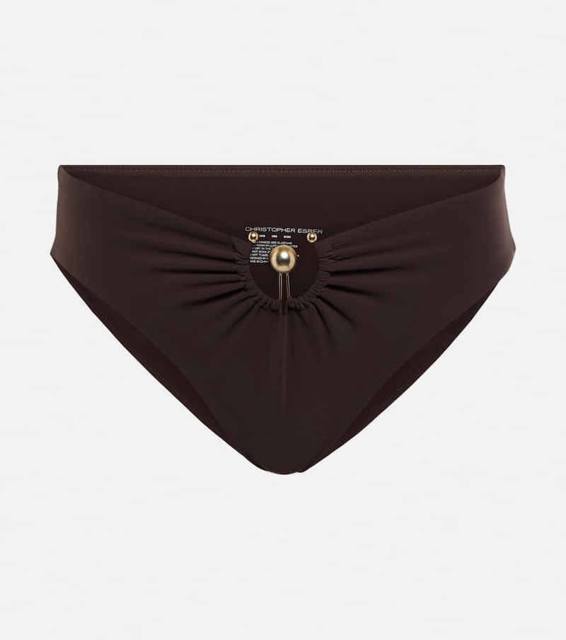 Christopher Esber Ruched bikini bottoms