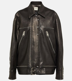 Khaite Herman leather jacket