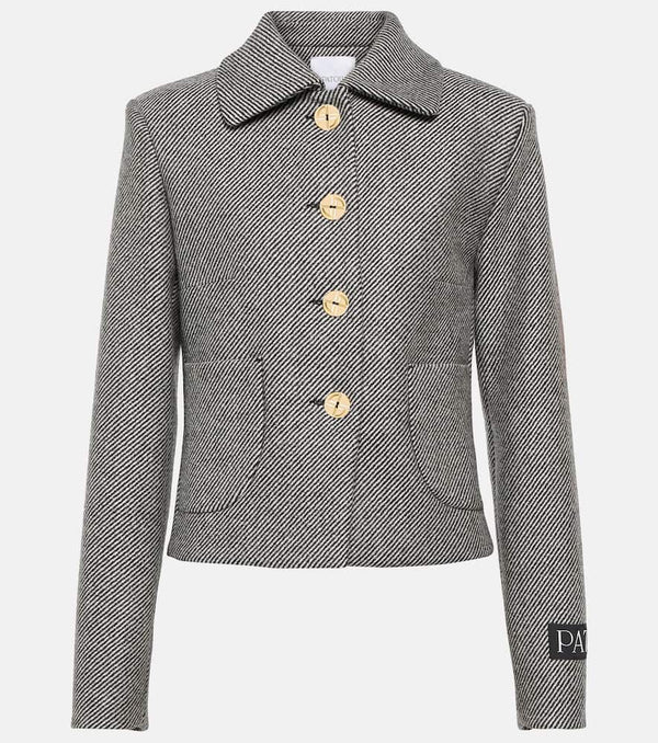 Patou Cropped wool jacket