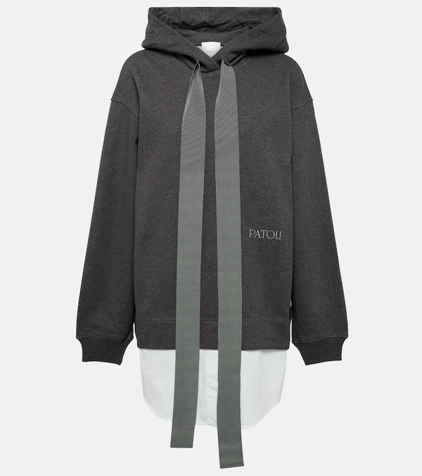 Patou Oversized cotton hoodie