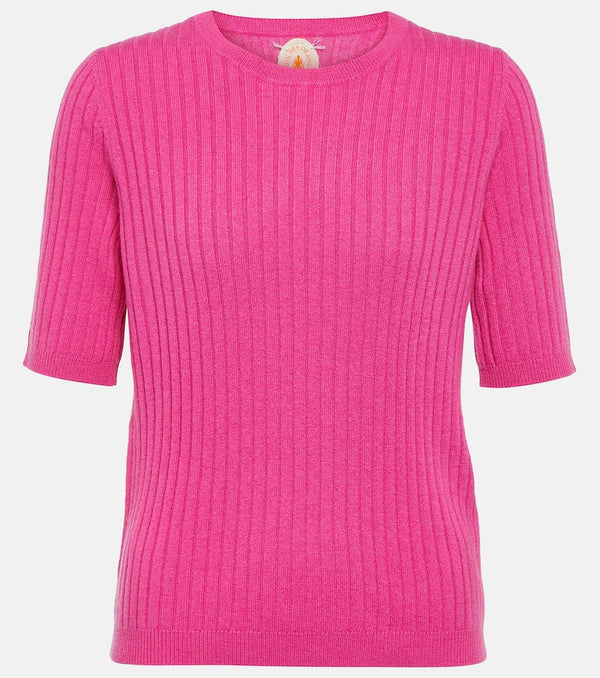 Jardin des Orangers Ribbed-knit cashmere top