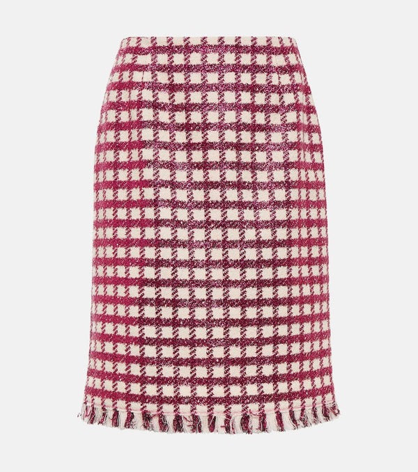 Oscar de la Renta Wool-blend miniskirt