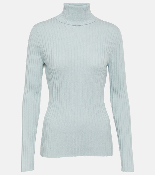 Jardin des Orangers Ribbed-knit cashmere turtleneck sweater